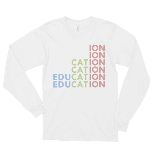 Education Rising long sleeve t-shirt (unisex)