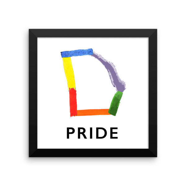 Georgia Pride framed poster