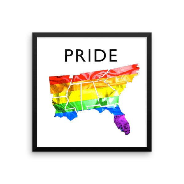 Framed Southern Pride poster